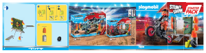 Manual Playmobil set 71256 Stunt Show Starter pack stunt show