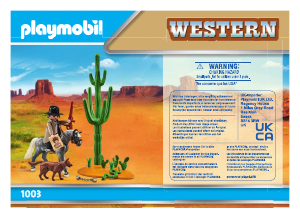 Manual Playmobil set 1003 Western Sheriff