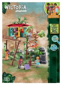 Manual Playmobil set 71013 Wiltopia Family tree house