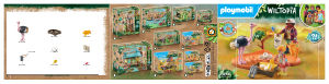 Manual Playmobil set 71296 Wiltopia Ostrich keepers