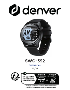 Mode d’emploi Denver SWC-392RO Montre connectée