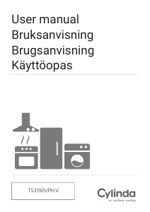Brugsanvisning Cylinda TS 3190 VPH Tørretumbler