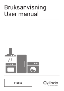 Manual Cylinda F 1085E Freezer