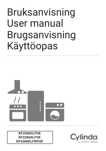 Bruksanvisning Cylinda KF 2266XLFVE Kjøle-fryseskap