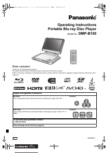 Handleiding Panasonic DMP-B100S Blu-ray speler