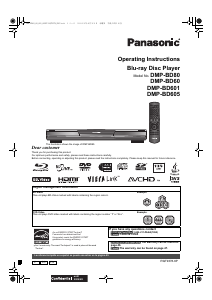 Manual Panasonic DMP-BD605 Blu-ray Player