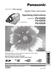 Handleiding Panasonic PV-GS39 Camcorder