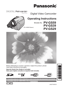 Manual Panasonic PV-GS59 Camcorder