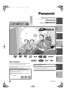 Manual Panasonic DMR-EH75 DVD Player