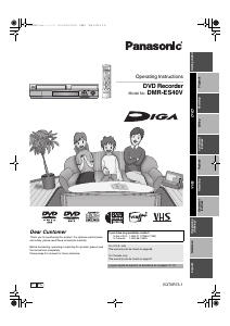 Handleiding Panasonic DMR-ES40 DVD speler