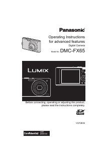 Manual Panasonic DMC-FX65 Lumix Digital Camera