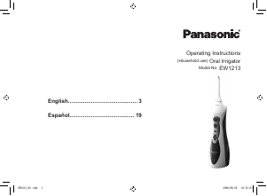 Handleiding Panasonic EW-1213A Flosapparaat