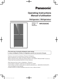 Manual Panasonic NR-D535XC Fridge-Freezer