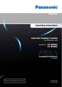 Handleiding Panasonic KY-B84AX Kookplaat