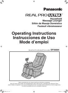 Manual Panasonic EP-30004K Real Pro Ultra Massage Device