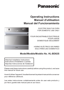 Manual de uso Panasonic HL-BD82S Horno