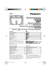 Manual de uso Panasonic SR-GA721L Arrocera