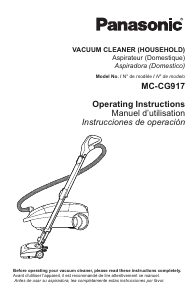 Handleiding Panasonic MC-CG917 Stofzuiger