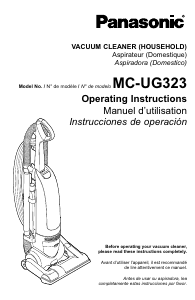 Manual Panasonic MC-UG323 Vacuum Cleaner