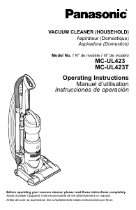 Handleiding Panasonic MC-UL423T Stofzuiger