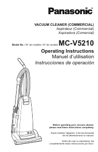 Manual de uso Panasonic MC-V5210 Aspirador