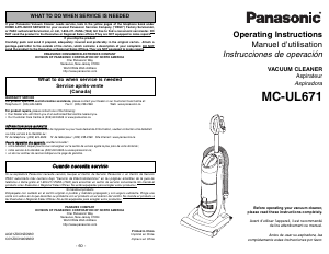 Handleiding Panasonic MC-UL671 Stofzuiger