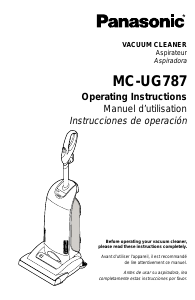 Manual Panasonic MC-UG787 Vacuum Cleaner