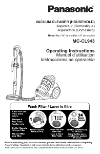 Manual Panasonic MC-CL943 Vacuum Cleaner