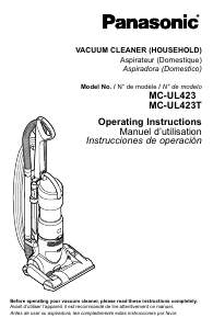 Mode d’emploi Panasonic MC-UL423 Aspirateur