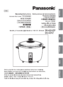 Manual Panasonic SR-42FZ Rice Cooker