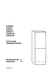 Käyttöohje Rosenlew RJP951VP Jääkaappipakastin