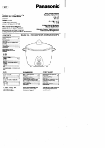 Manual Panasonic SR-G06FGL Rice Cooker