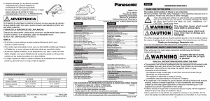 Mode d’emploi Panasonic NI-E250T Fer à repasser