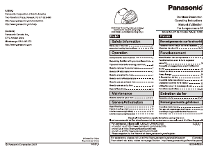 Mode d’emploi Panasonic NI-QL1000 Fer à repasser