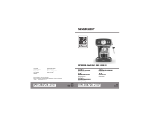 Εγχειρίδιο SilverCrest IAN 384726 Μηχανή εσπρέσο