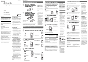 Bedienungsanleitung Sony ICD-B26 Diktiergerät