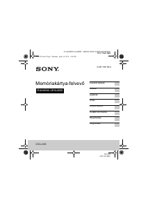 Használati útmutató Sony ICD-LX30 Hangrögzítő