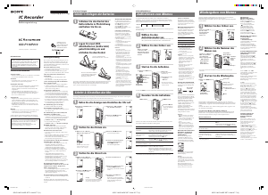 Bedienungsanleitung Sony ICD-P110 Diktiergerät