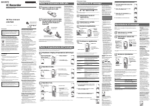 Manuale Sony ICD-P320 Registratore vocale