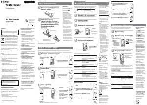 Instrukcja Sony ICD-P320 Dyktafon