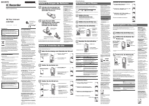 Bedienungsanleitung Sony ICD-P320 Diktiergerät