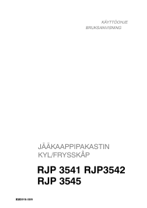 Käyttöohje Rosenlew RJP3542 Jääkaappipakastin