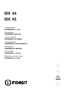 Manual de uso Indesit IDE 44 Lavavajillas