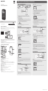 Rokasgrāmata Sony ICD-PX370 Audio atskaņotājs