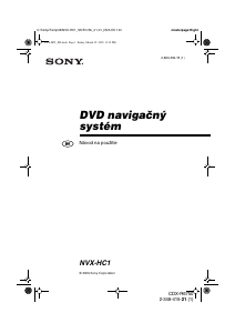 Návod Sony NVX-HC1 Navigácia do auta