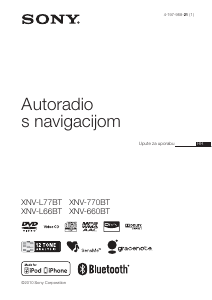 Priručnik Sony XNV-770BT Navigacija za automobil