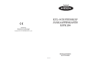 Bruksanvisning Rosenlew RJPK298 Kyl-frys