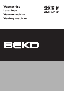 Mode d’emploi BEKO WMD 57162 Lave-linge