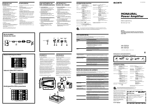 Bedienungsanleitung Sony XM-SD51X Autoverstärker