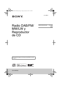 Manual de uso Sony CDX-DAB500U Radio para coche